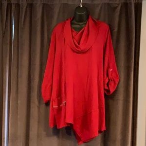 Ali Miles red tunic with pocket